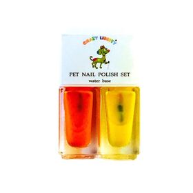 Colorful pet nail polish duo