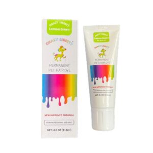 A tube and box of colorful children's sunscreen lotion.