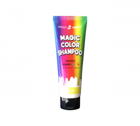 Vibrant pet shampoo packaging design