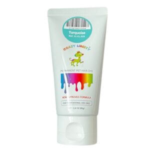 Tube of colorful kids' sunscreen lotion with giraffe design.