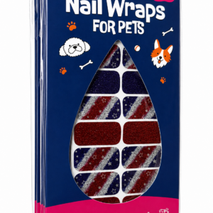 Crazy Liberty Patriotic Pet Nail Wrap Set – 10-Sheet Collection