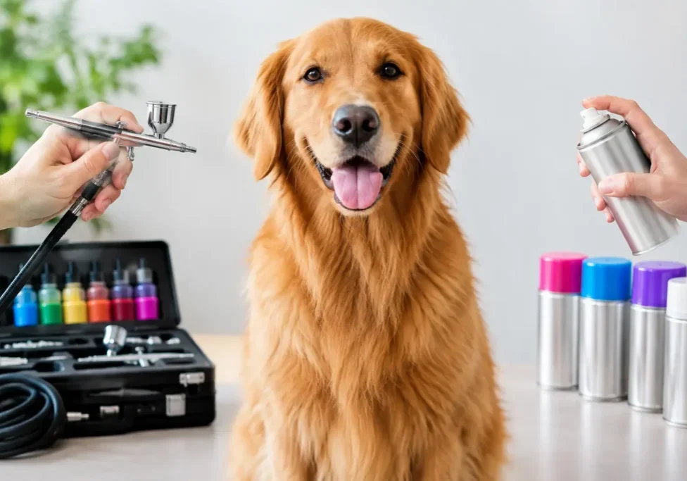 Airbrush Kits Versus Color Sprays for Pets