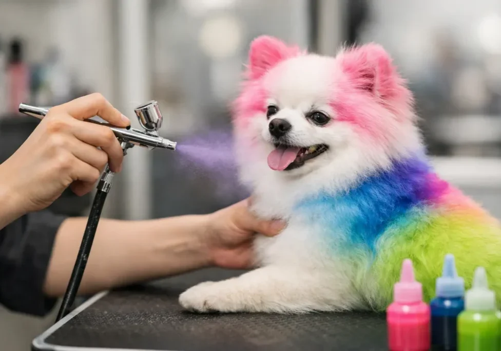 Airbrush Pet Color Step by Step