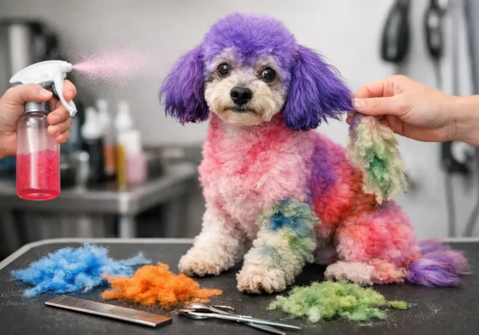 Dog Grooming Color Mistakes and How to Avoid Them