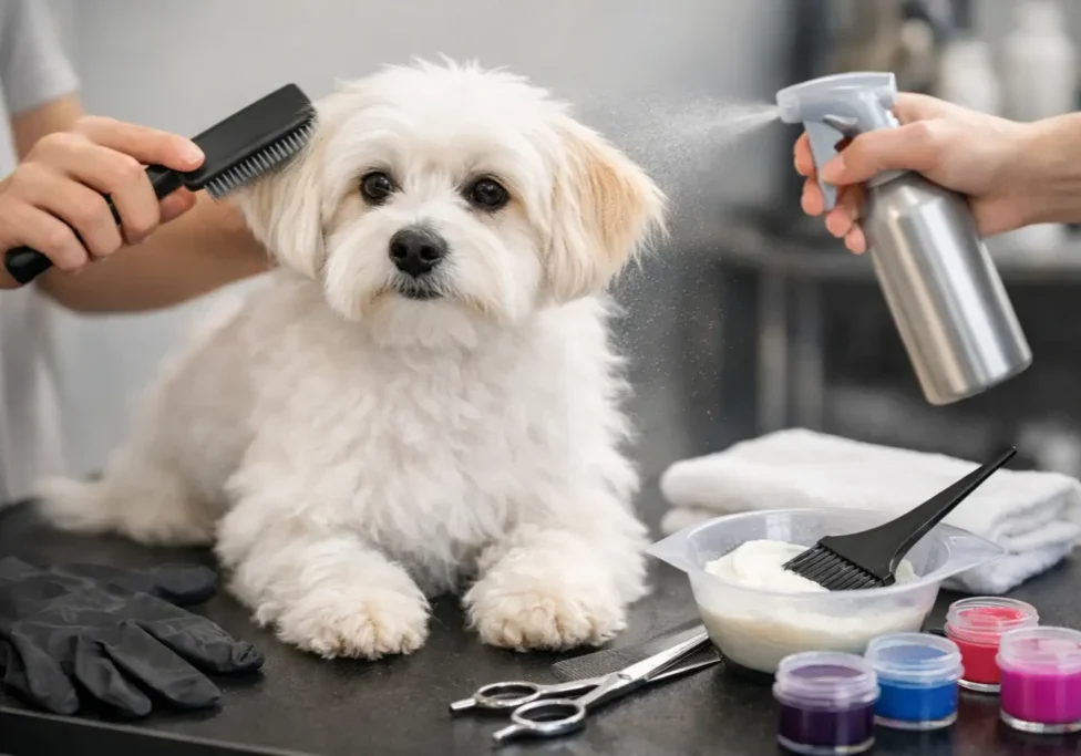How to Prep Dog Coat Before Coloring Safely