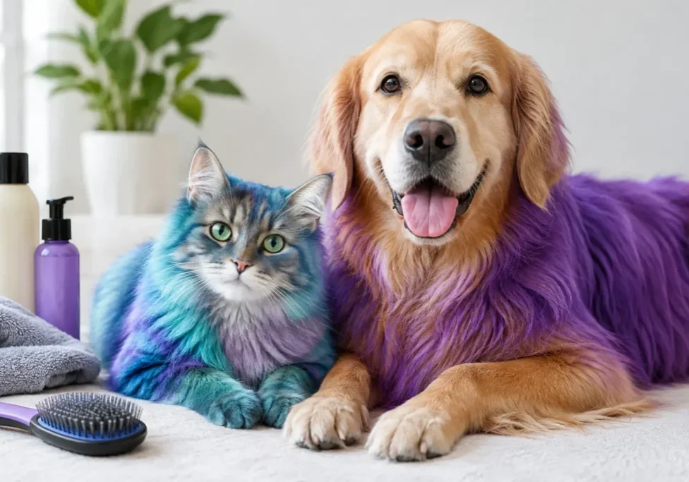Permanent Pet Color Aftercare Guide for Bold Coats