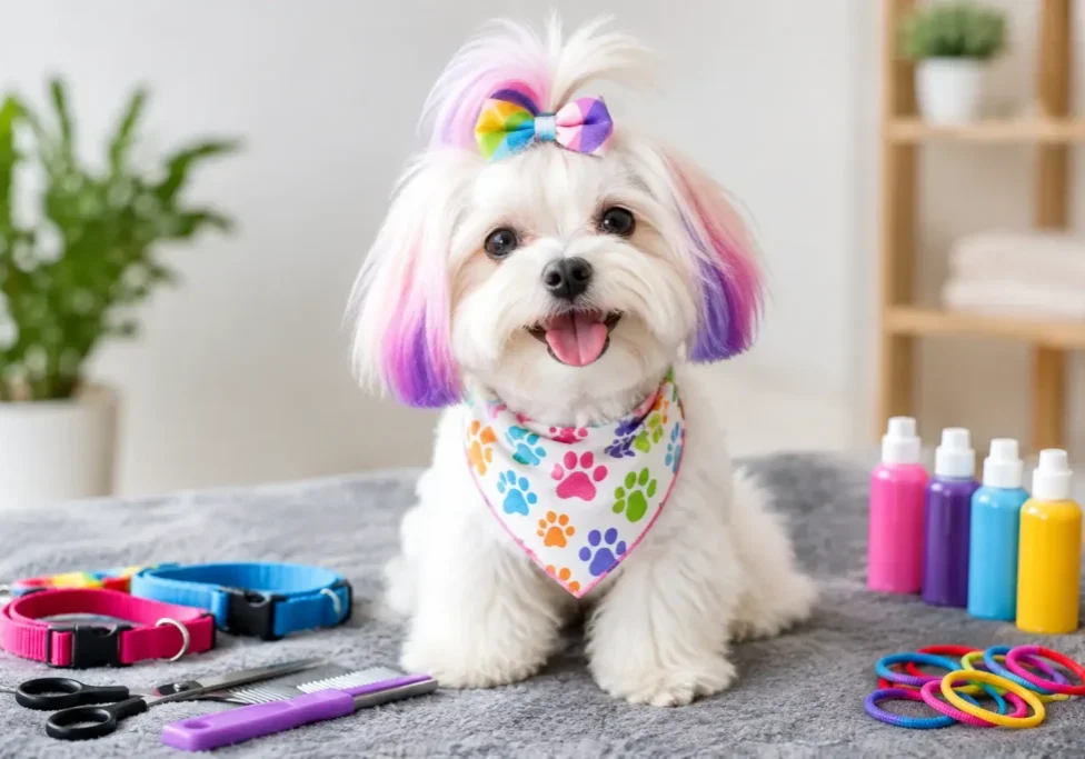 Pet Color Accessories for Creative Grooming