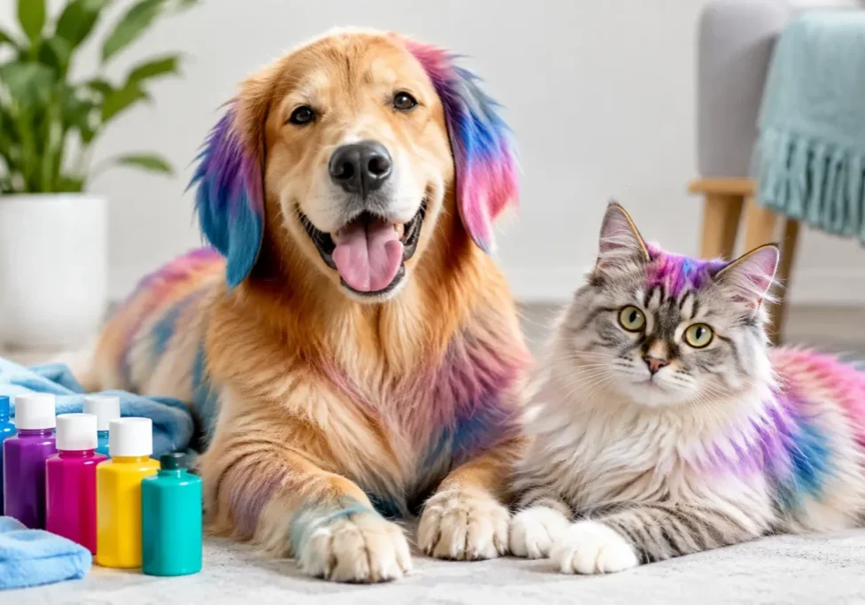 Pet Color Staining for Bold, Pet-Safe Looks