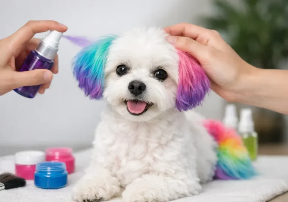 Washable Pet Hair Color That Pops Safely